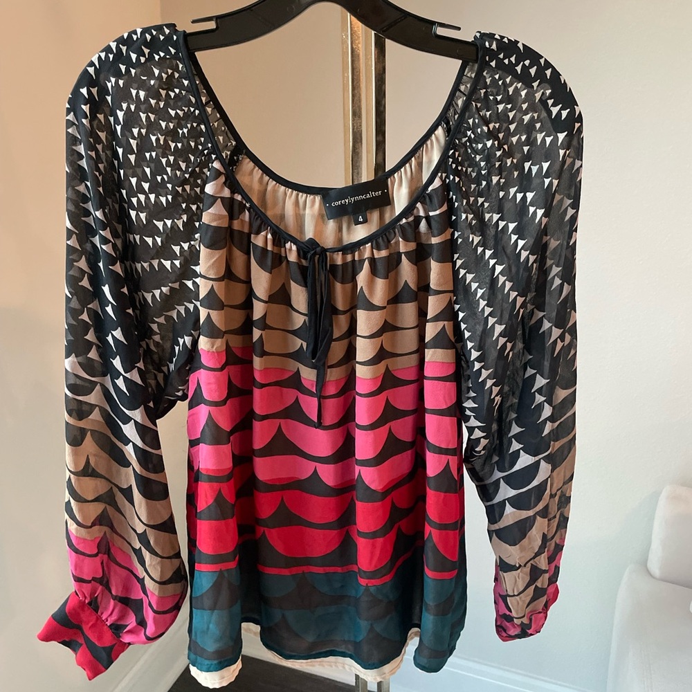 Corey Lynn Calter Blouse, size 4